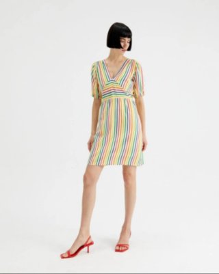 Vestido rayas Compañía Fantástica Talla S