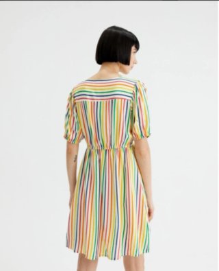 Vestido rayas Compañía Fantástica Talla S