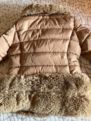 Cazadora beige forrada