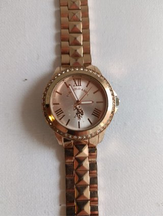 Reloj U.S. Polo Assn. Oro Rosa con Cristales