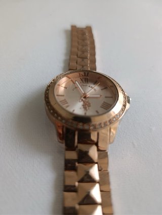 Reloj U.S. Polo Assn. Oro Rosa con Cristales