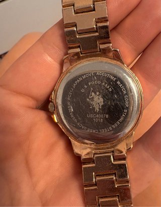 Reloj U.S. Polo Assn. Oro Rosa con Cristales
