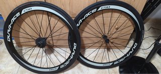Ruedas Shimano Dura-Ace C50 Carbono tubulares