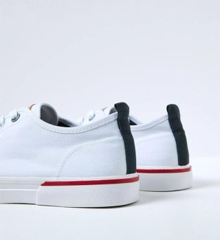 Zapatillas Pepe Jeans Blancas y Rojas nuevas