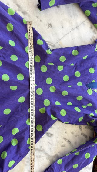 Vestido de Flamenca Morado y Verde