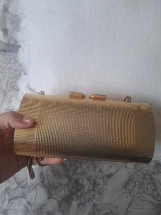 Bolso de fiesta vintage dorado