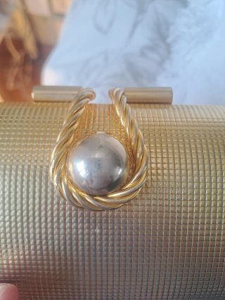 Bolso de fiesta vintage dorado