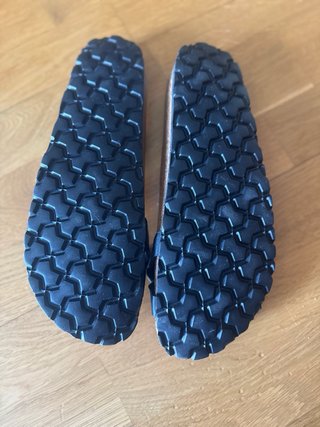 Sandalias de piel BAYTON Hombre Talla 43 Negras