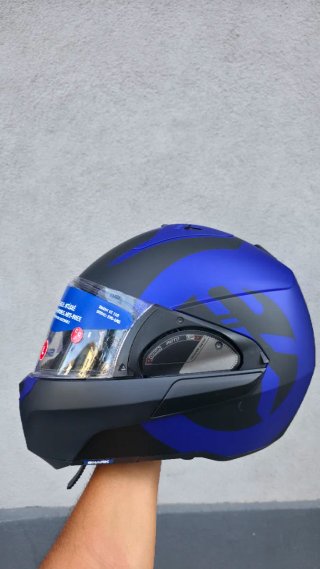 Casco Moto Modular Shark Azul