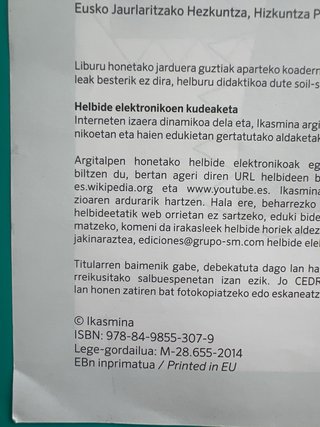 Matematika, 3 Lehen Hezkuntza Bizigarri
