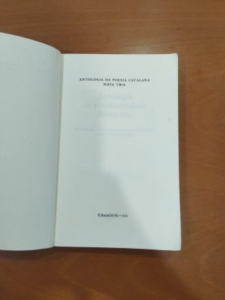 Antologia de poesia catalana nova tria