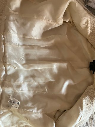 Chaqueta Zara estilo Chanel Beige Talla XS
