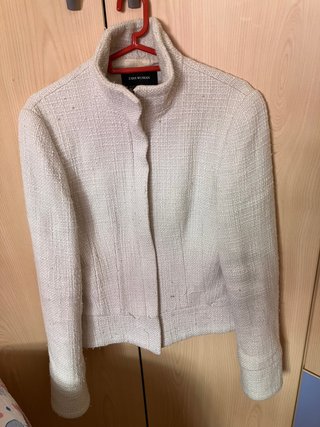 Chaqueta Zara estilo Chanel Beige Talla XS