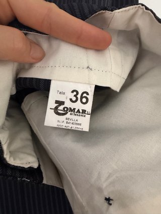 Traje de corto talla S/36 Comar