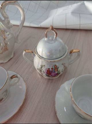 Juego de café de porcelana