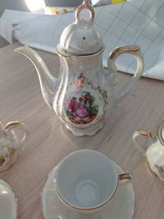 Juego de café de porcelana