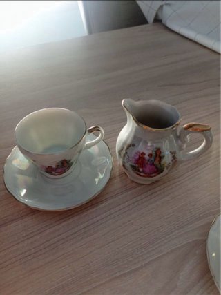 Juego de café de porcelana