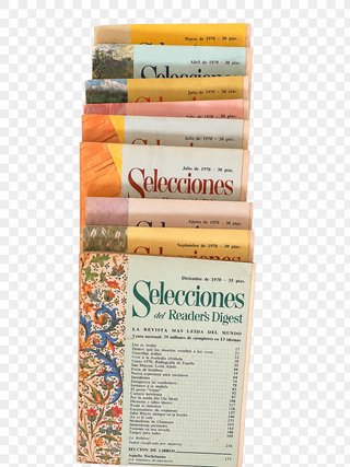 42 Revistas Readers Digest en español años '70