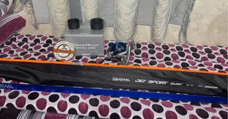 Caña Daiwa Jet Sport Surf + Carrete Shimano