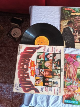 Discos de vinilo vintage, 10 unidades