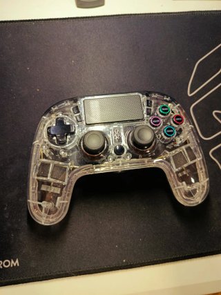 Mando PS4 Transparente con Luces LED