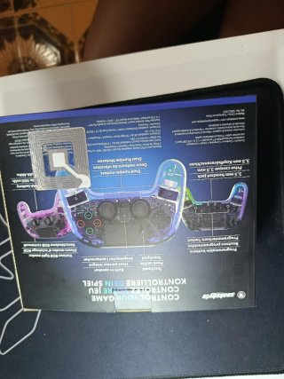 Mando PS4 Transparente con Luces LED