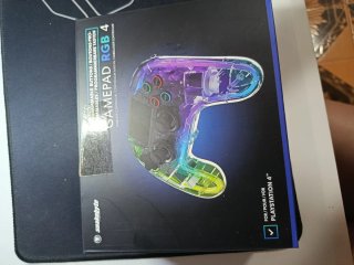 Mando PS4 Transparente con Luces LED