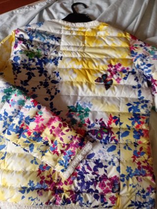 Chaqueta Nenette Talla 46 Floral Mariposas