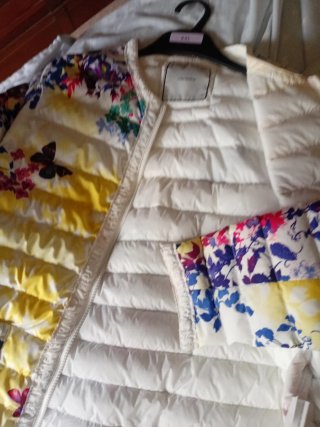 Chaqueta Nenette Talla 46 Floral Mariposas
