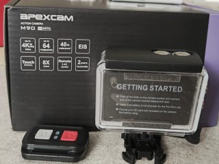 Action Cam ApexCam M90 4K 60fps + Custodia Nuova