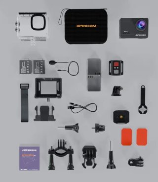 Action Cam ApexCam M90 4K 60fps + Custodia Nuova