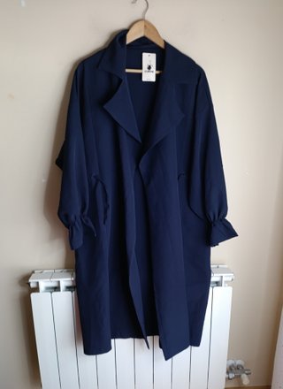 Gabardina Curvi Azul Marino Talla Única