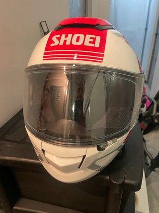 Casco Moto Shoei GT-Air Blanco/Rojo
