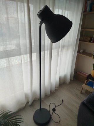 Lámpara de Pie Ikea Hektar Negra