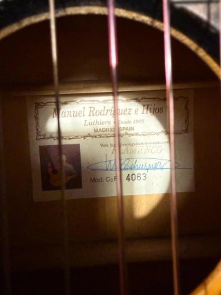 Guitarra Manuel Rodriguez Caballero modelo C3F 406