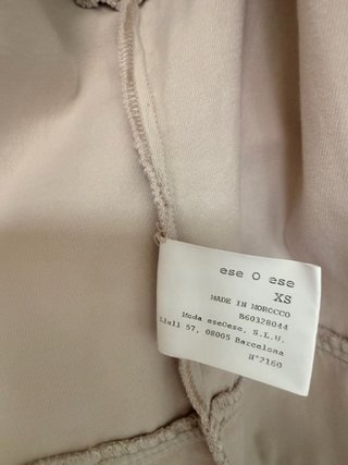 Chaqueta entretiempo beige eseoese