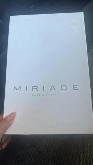 Décolleté Miriade Nere con Strass Vera Pelle