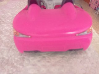 Coche Barbie Rosa Descapotable