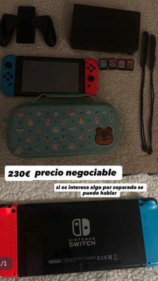 Nintendo Switch + Accesorios
