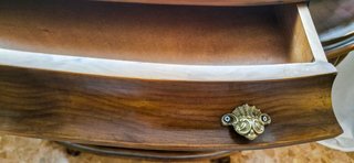 Cómoda Bombé Vintage Madera Maciza