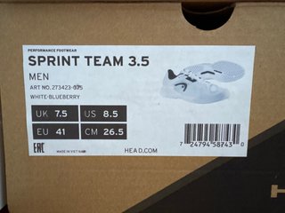 Zapatillas Head Sprint Team Hombre Blancas