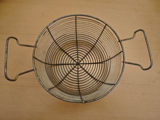 Cestino filtro filo vintage cucina rustica