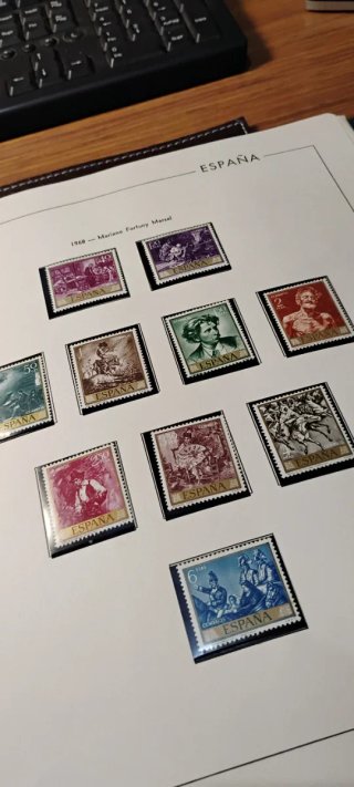 Álbum Sellos España Edifil 966 Sellos