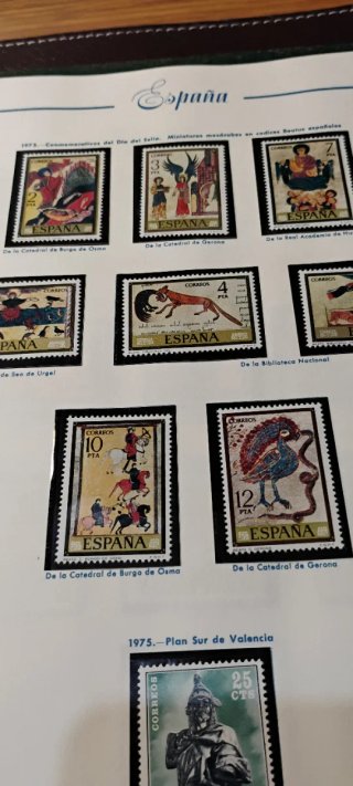 Álbum Sellos España Edifil 966 Sellos