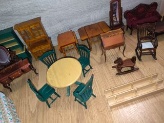 Lote Muebles Casa Muñecas Miniatura
