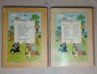 TINTIN -La isla Negra- Ediciones 1961 y 1969