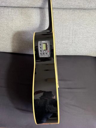 Guitarra Washburn Negra Acústica