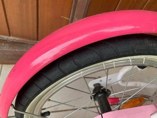Bicicleta Infantil Btwin 16 Blanca y Rosa