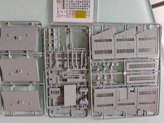 Escala N nave industrial depósito locomotoras 30cm