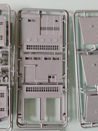 Escala N nave industrial depósito locomotoras 30cm